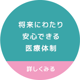 将来にわたり安心できる医療体制