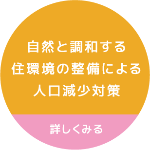 自然と調和する住環境の整備による人口減少対策